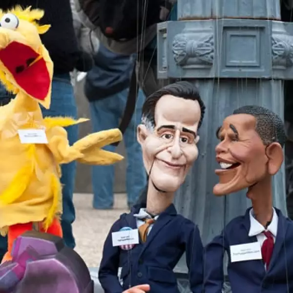 Los muppets marchan en Washington