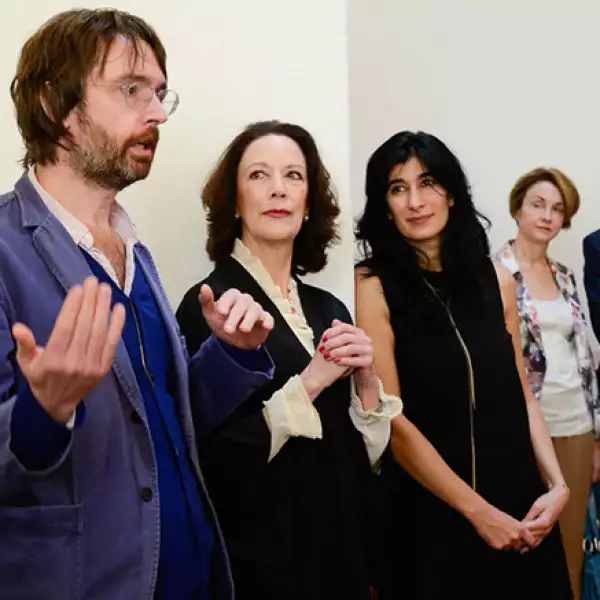 Simon Starling,Catalina Corcuera y Abaseh Mirvali.