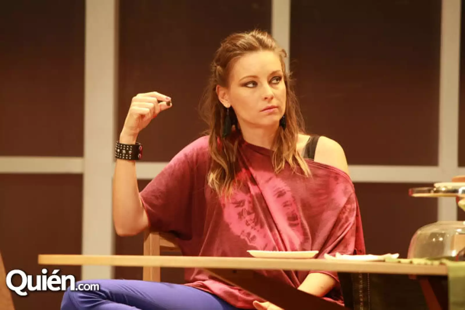 Dominika Paleta en escena.