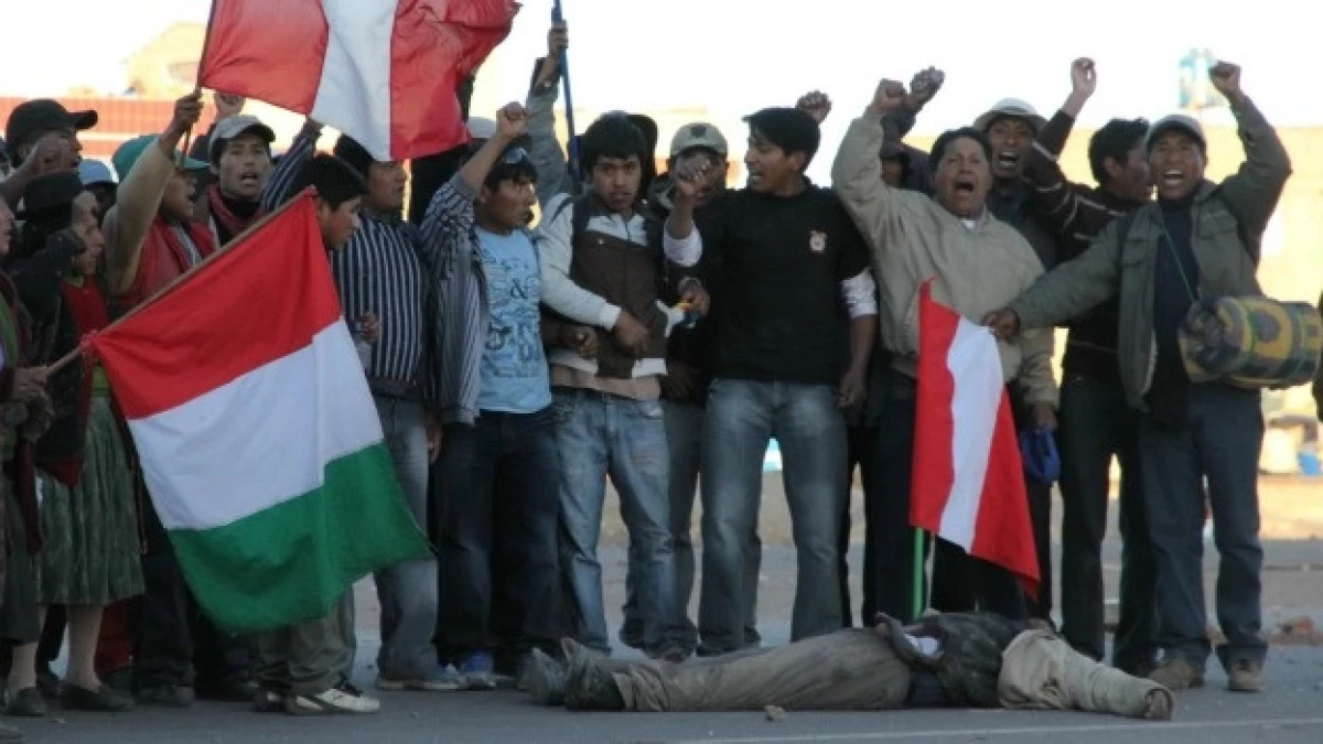 Protestas en Perú