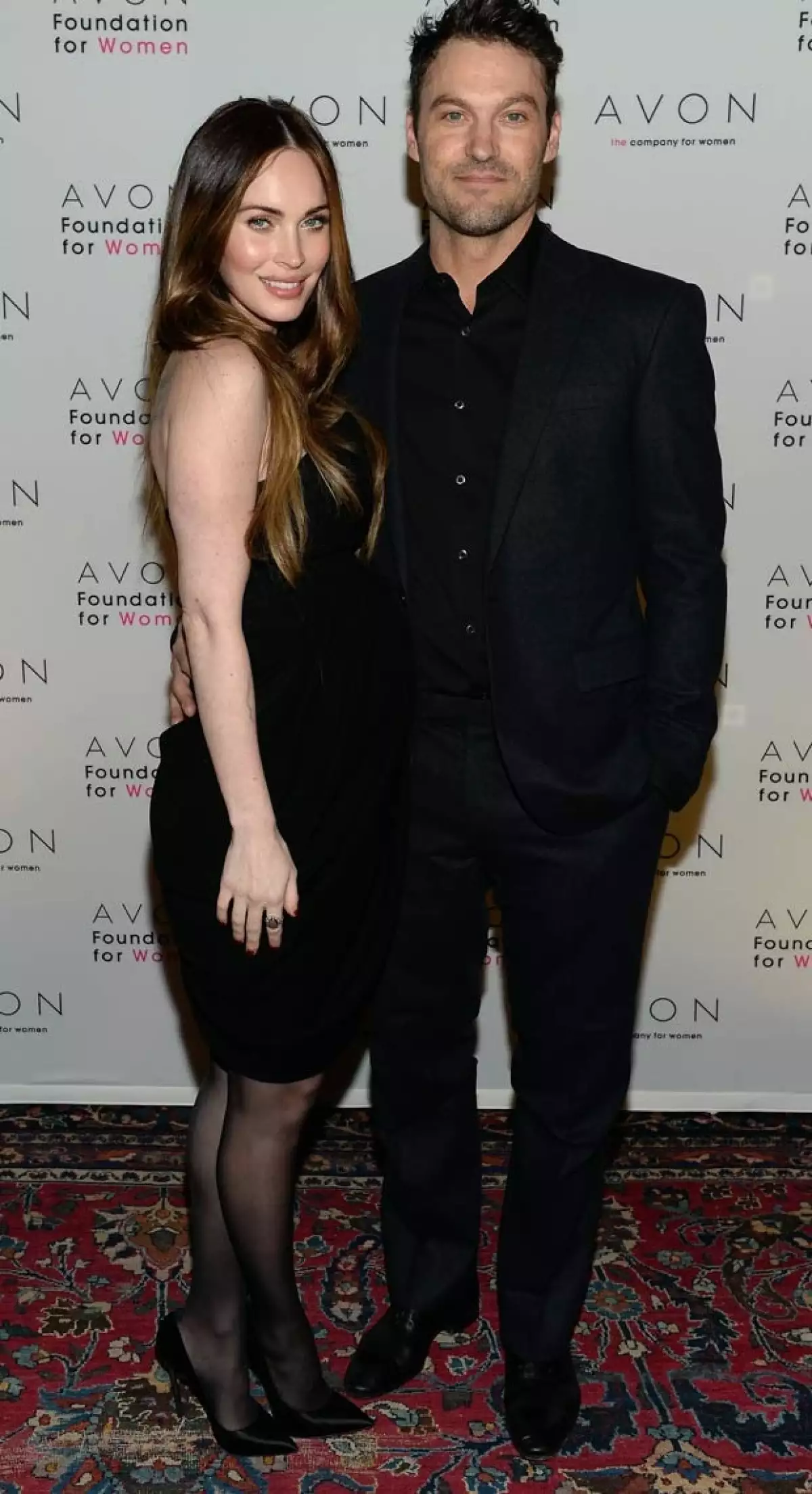 Megan acudió acompañada de su esposo Brian Austin Green.