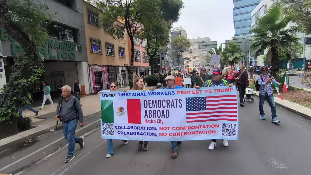 Manifestaciones en México contra las detenciones de migrantes en Los Ángeles