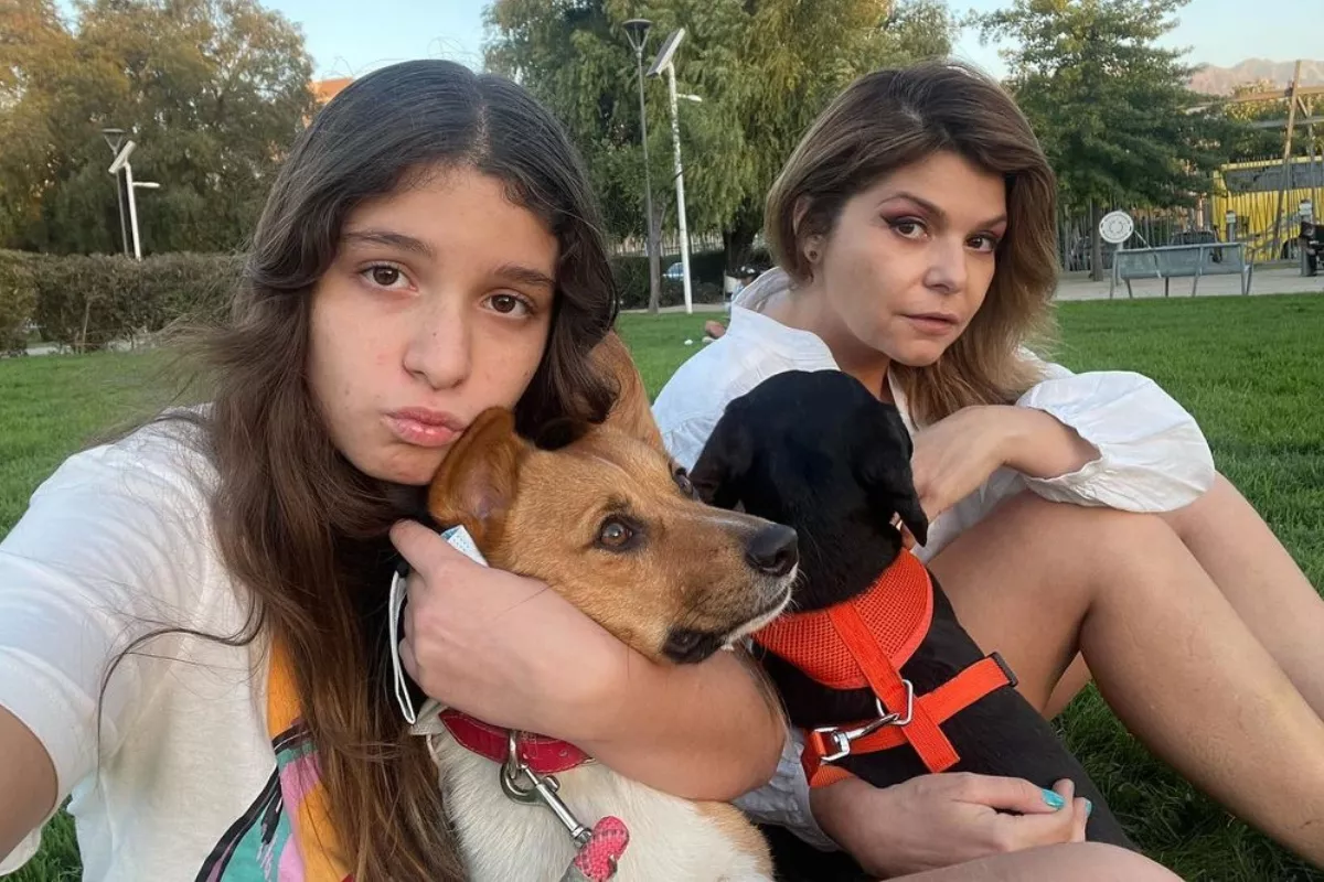 Itatí Cantoral y su hija María Itatí