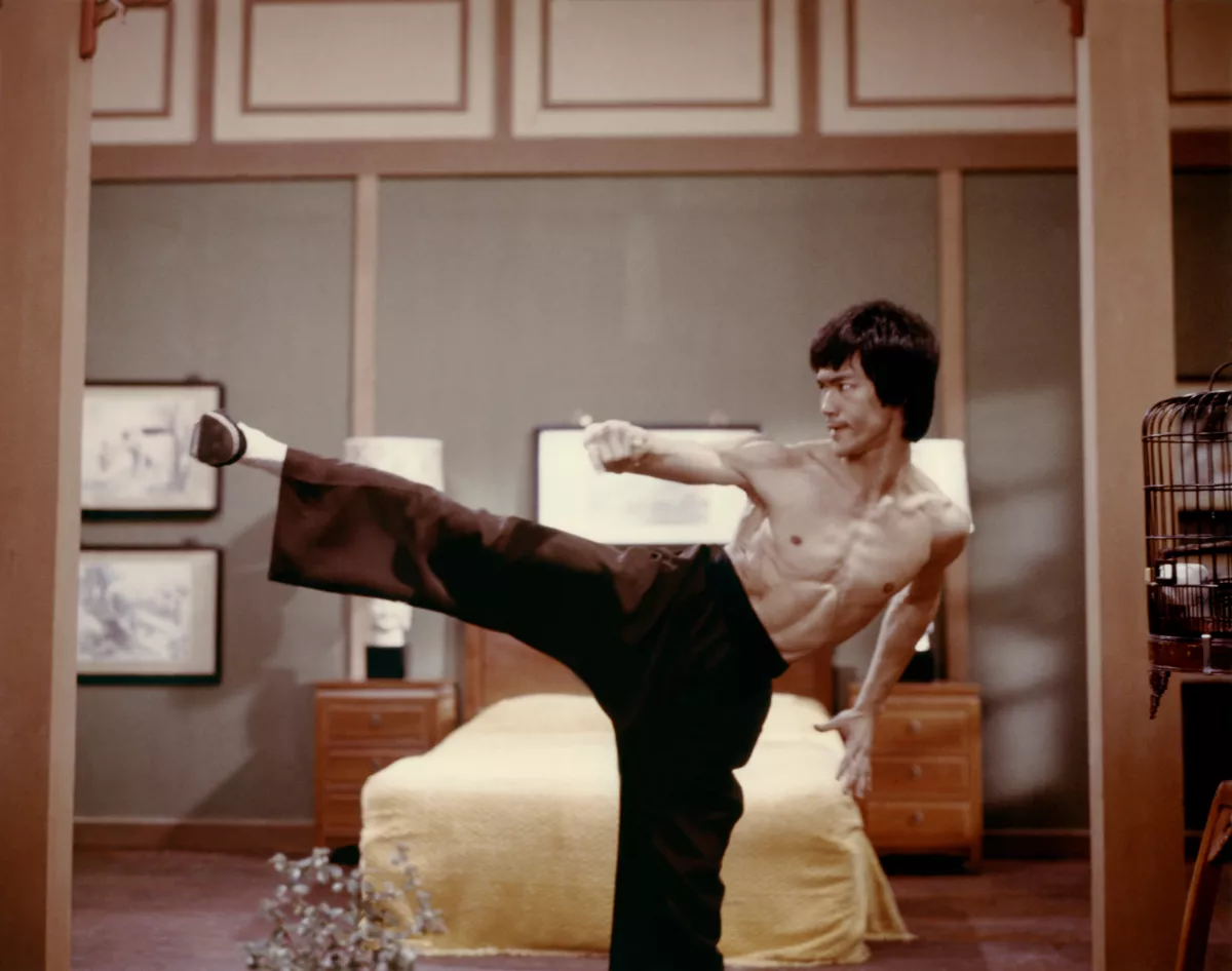 On the set of 'Enter the Dragon'