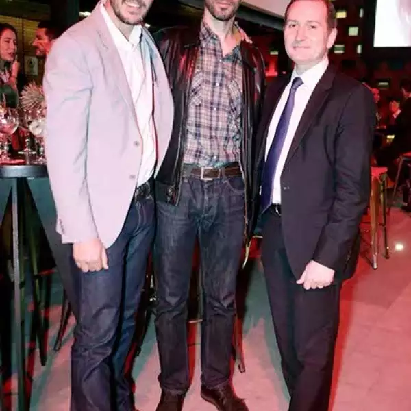 Erik Ceballos,Leslie López y Gonzálo Álvarez