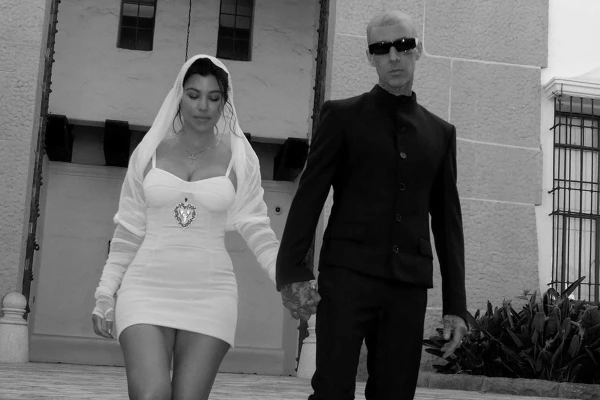 Así fue la boda de Kourtney Kardashian y Travis Barker