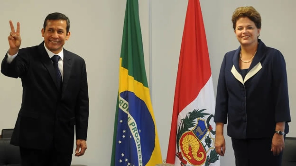 Ollanta Humala - Dilma Rousseff - visita a Brasil