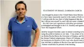 En la imagen, Ismael El Mayo Zambada y una de las cartas que escribió en los últimos años.