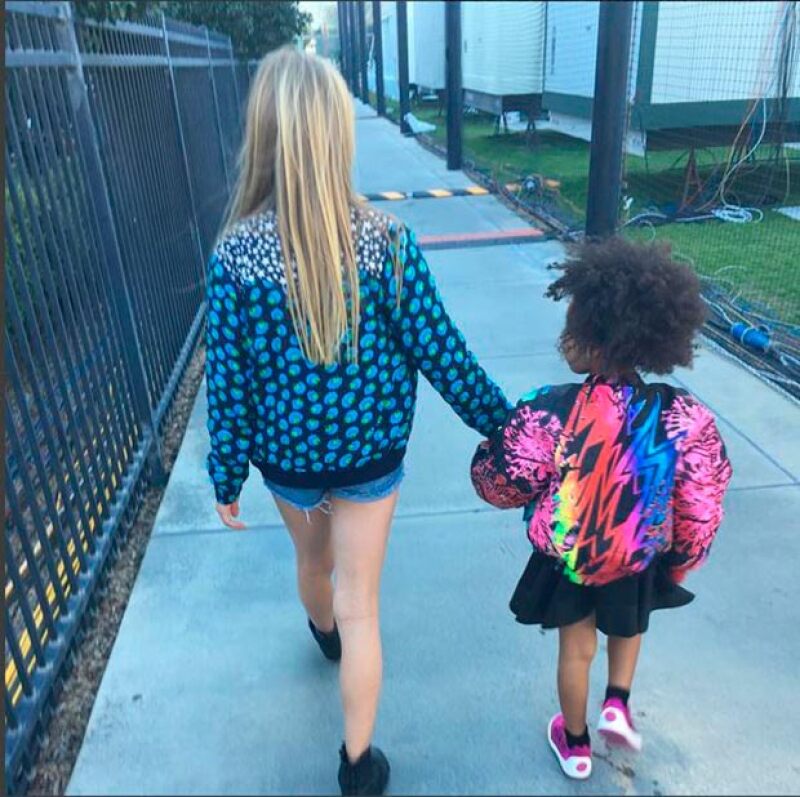 Anteriormente la actriz había presumido la amistad de su hija con Blue Ivy.