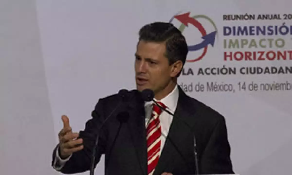 Enrique Peña Nieto dijo que la Secretaría de Gobernación fortalecería su autoridad para garantizar la integridad de la población. (Foto: Notimex)