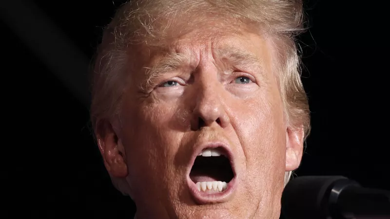 El expresidente de los Estados Unidos, Donald Trump, habla durante su primer mitin de campaña después de anunciar su candidatura a la presidencia en las elecciones de 2024 en un evento en Waco, Texas, EE. UU., el 25 de marzo de 2023