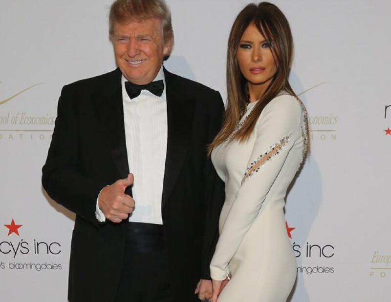 Donald y Melanie Trump