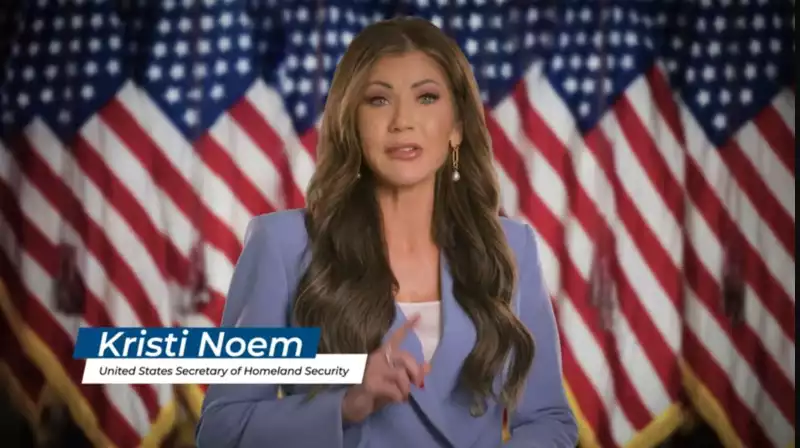 Kristi Noem-Secretaria de Seguridad-EU-Spot