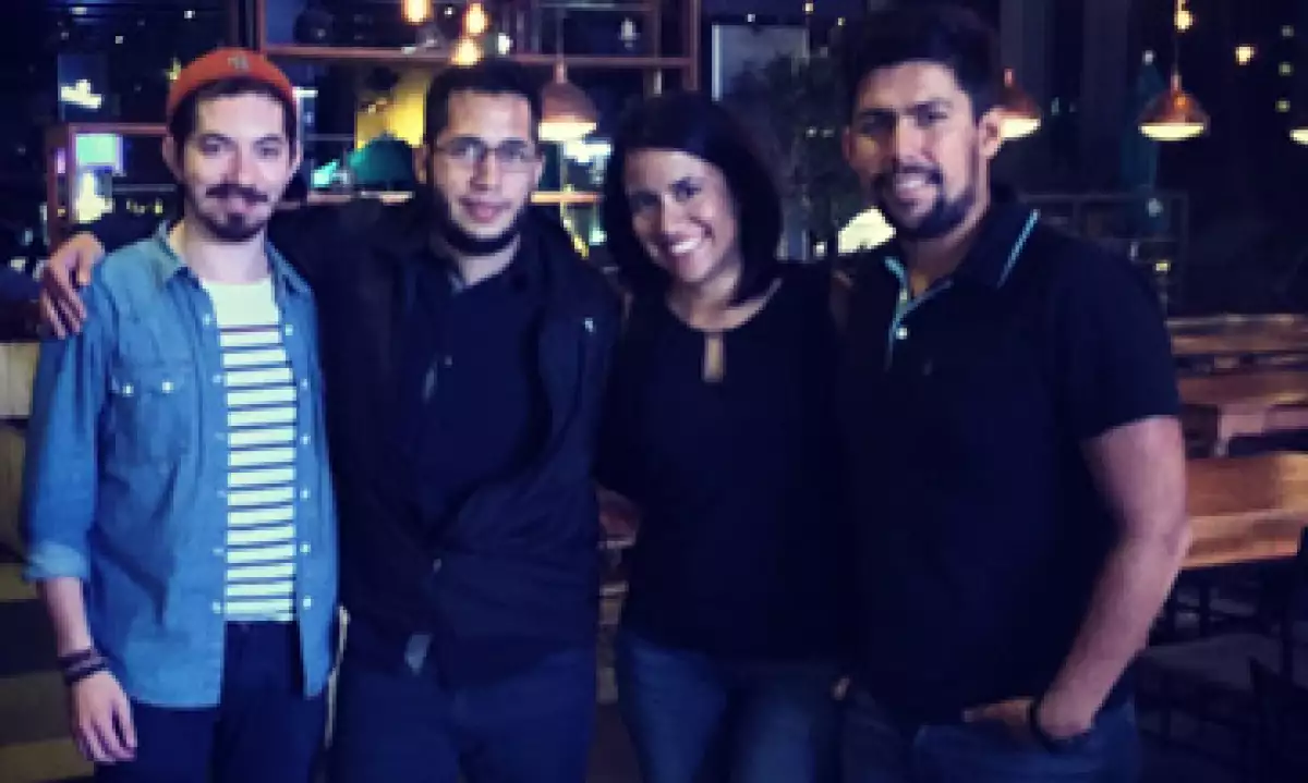 El equipo de Talentia (de izq. a der.) Edward Bentinck, H.J. Barraza, Natalia Ibañez y Miguel Ángel Ramírez. (Foto: Cortesía Talentia )