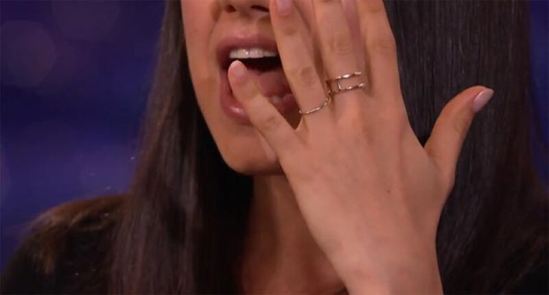 Este es el anillo de bodas de la actriz.
