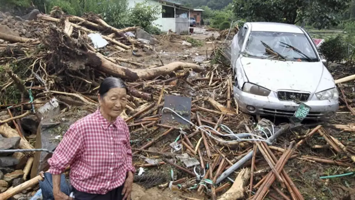 Corea del Sur lluvias
