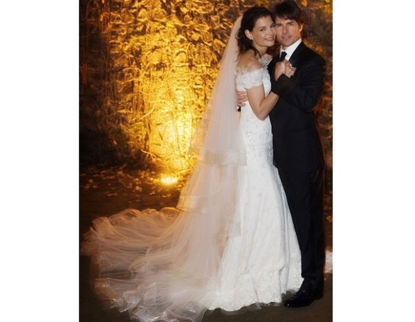 Katie se casó con Tom Cruise en Italia.