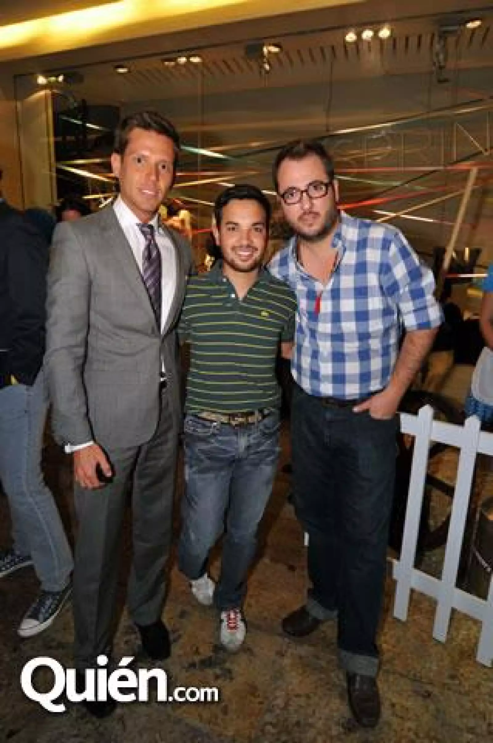 Luis Miguel Moreno,Christopher Juárez y Víctor Martínez