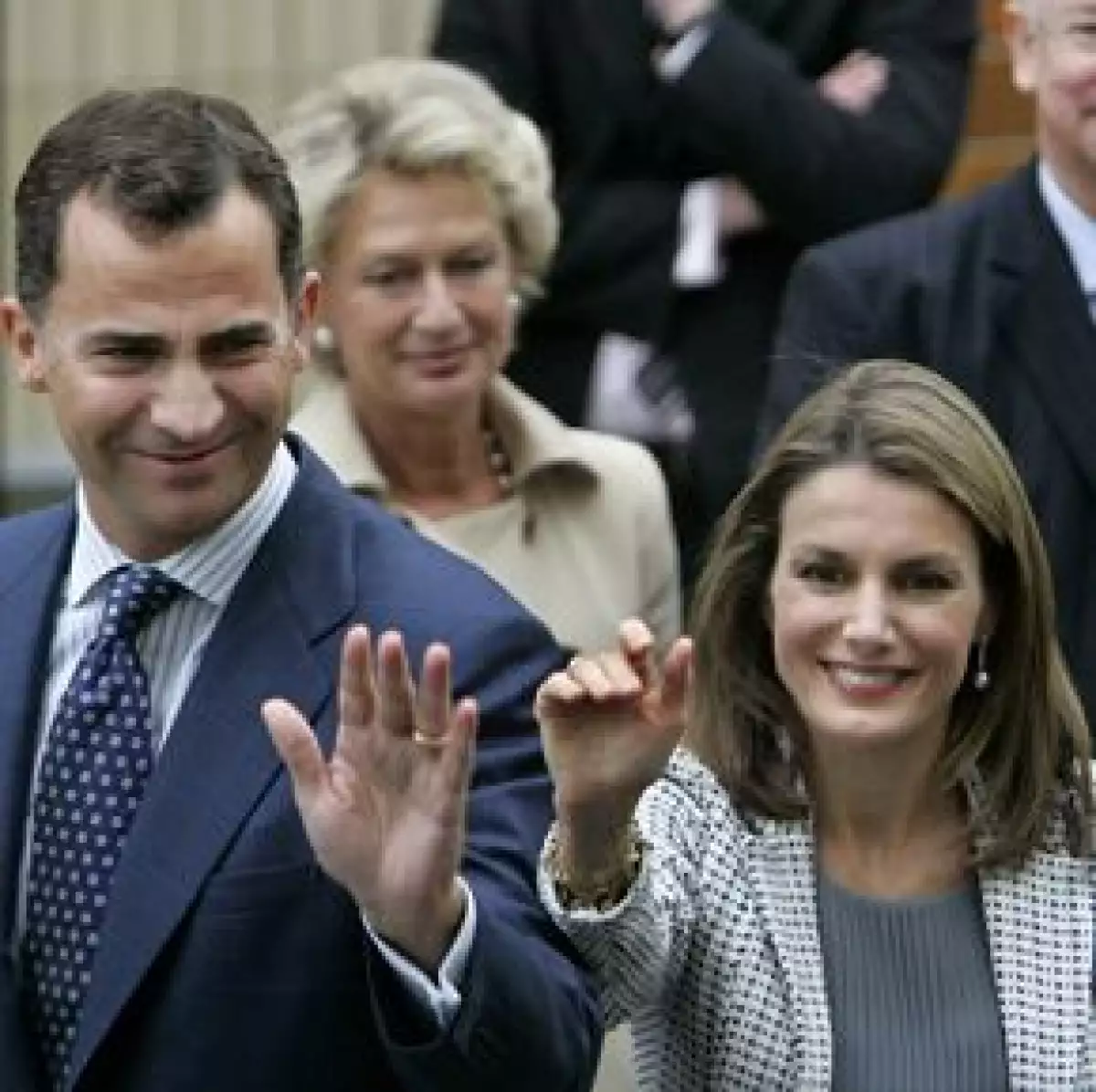 Los príncipes de Asturias llegaron hoy a la Cd. de México para una visita oficial de cinco días.