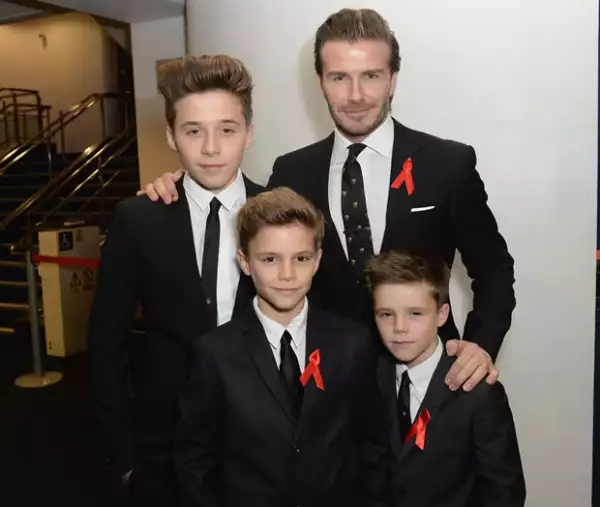 Devid Beckham seguramente se inspiró en sus tres hijos para crear esta colección.
