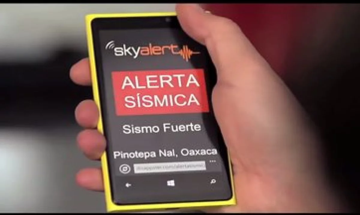 Las apps de alerta sísmica ya rebasan el millón de descargas (Foto: Cortesía SkyAlert)
