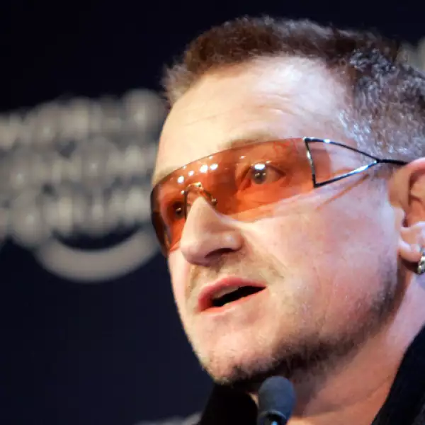 En 2008 durante Foro Económico Mundial en Davos.