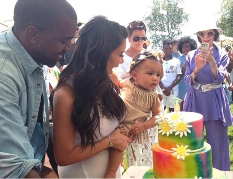 Con Kidchella fue como Kim y Kanye celebraron el primer cumpleaños de su pequeña.
