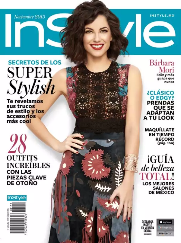 Portada InStyle México de noviembre.