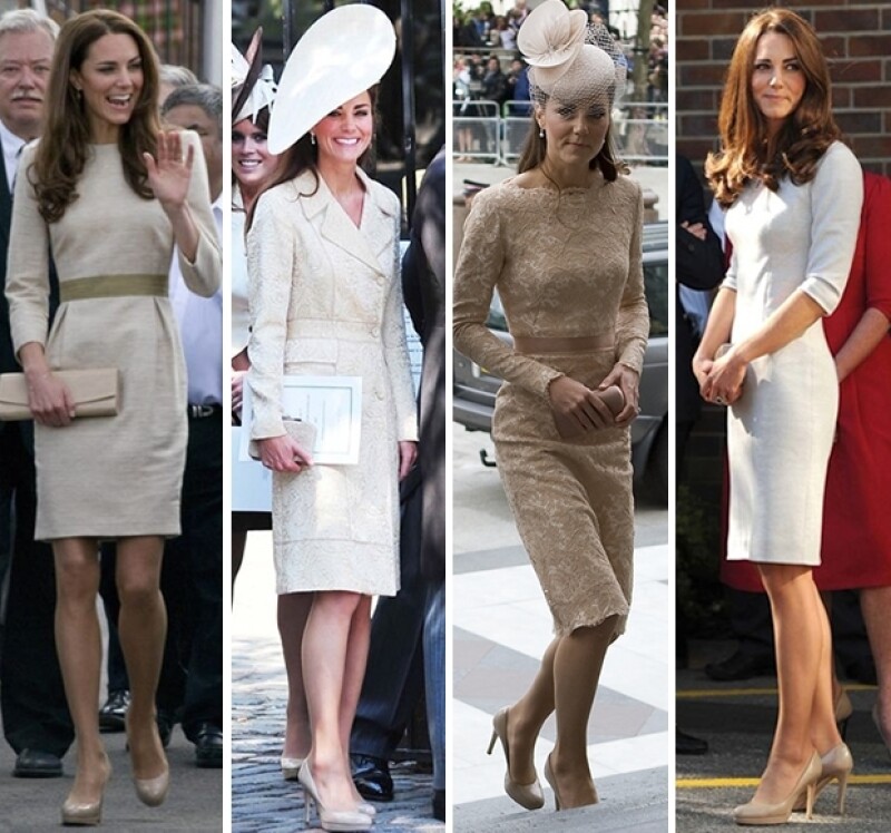 No importa el color de su vestido, Kate ama combinar su ropa con este tipo de zapatos.
