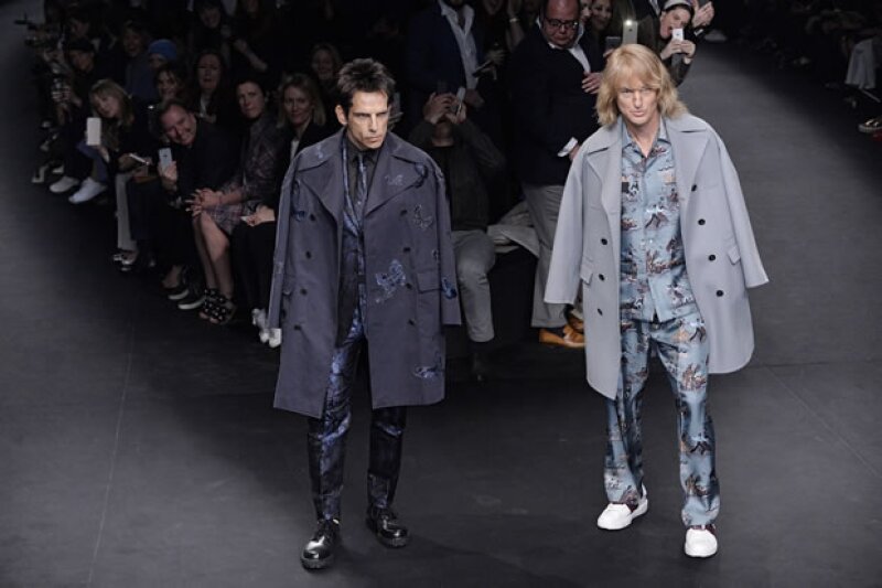 Ben Stiller y Owen Wilson anunciaron la secuela de Zoolander en el show de Valentino.