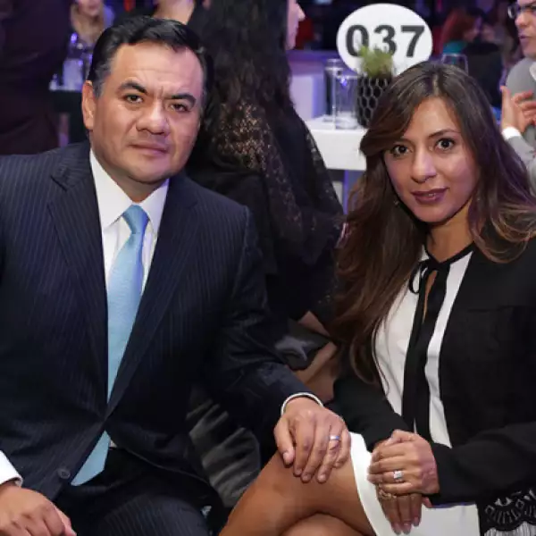 Roberto Martínez y Adriana Godínez