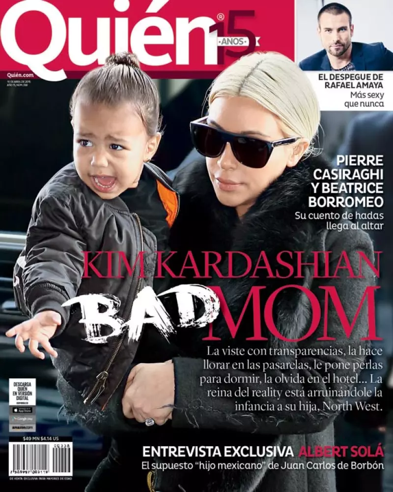 En la nueva portada de la revista Quién® hacemos un análisis de la crianza que recibe la hija de la estrella de reality, North West, una niña que está en la mira, quiera o no.