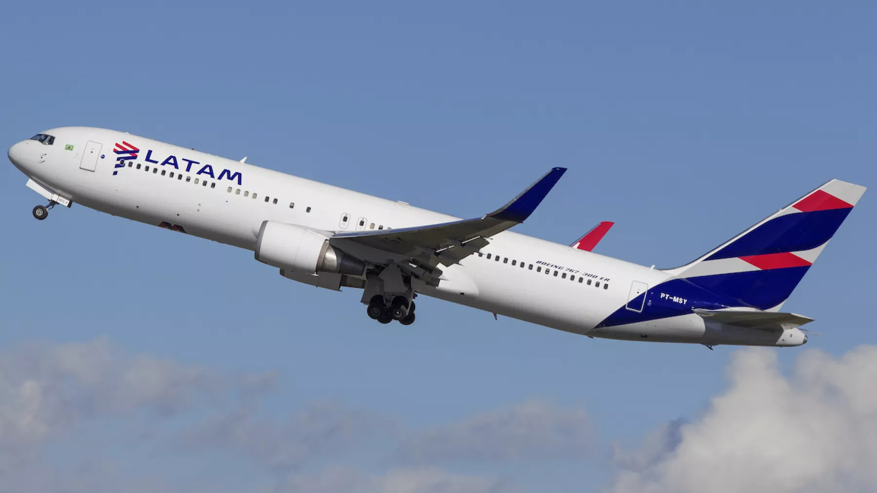 Boeing 767-300 of Latam Airlines at GRU Airport, Guarulhos, Sao Paulo - Brazil, 2017