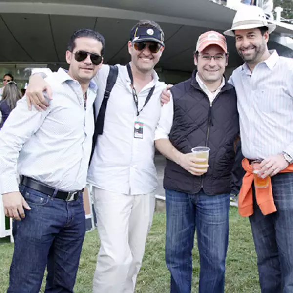 Juan Serrano, Guillermo Robert, Alejandro Bartning y Gerardo Torres