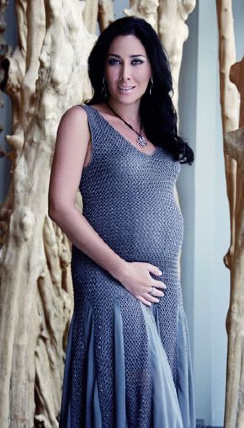 A pesar de tener cinco meses de embarazo, no quiere saber el sexo de sus hijos.