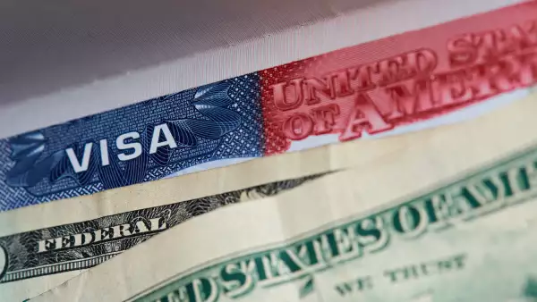 American visa in passport