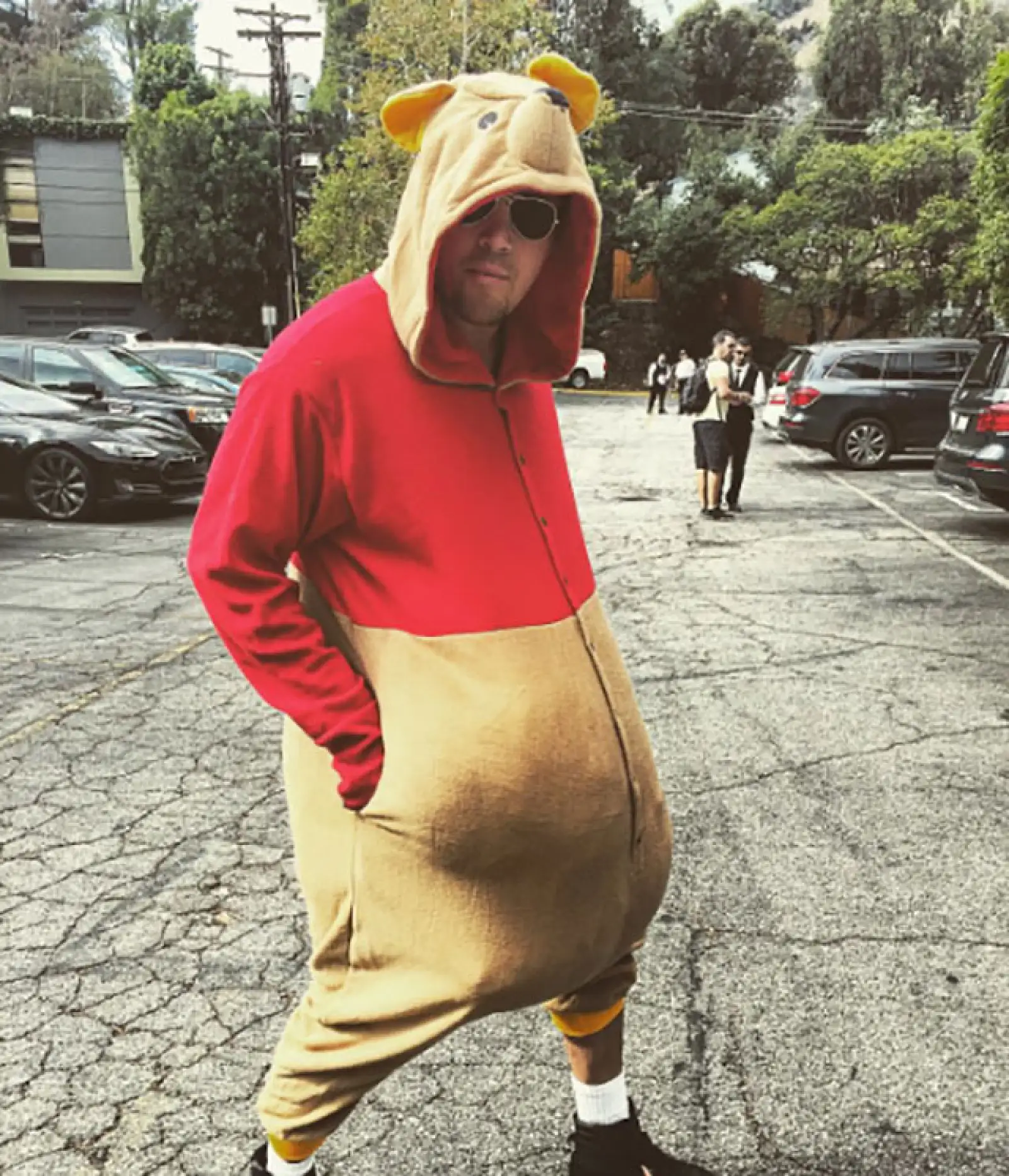 Channing Tatum decidió dejar la sexytud de un lado y se convirtió en Winnie Pooh.