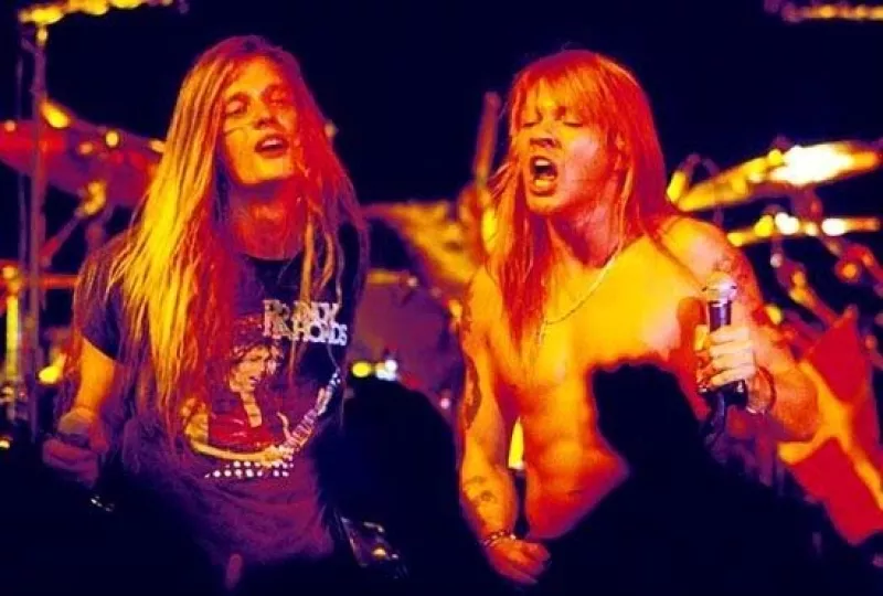 Axl Rose y Sebastian Bach
