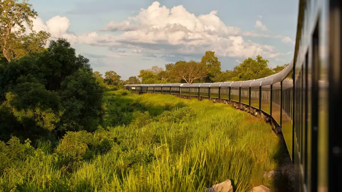 Este tren nunca viaja a más de 60 kilómetros por hora.