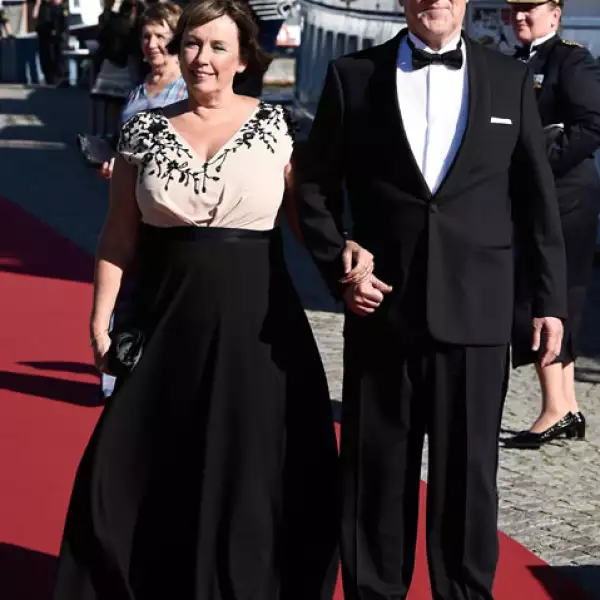 Marie y Erik Hellqvist, padres de la novia.