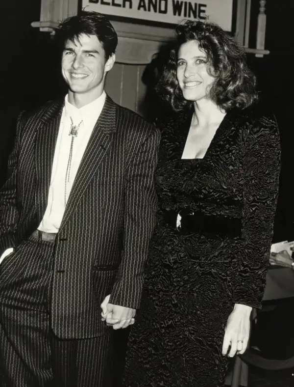 Tom Cruise y Mimi Rogers.
