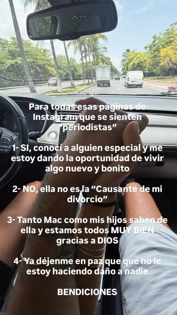Jorge D'Alessio confirma que tiene una nueva relación de pareja