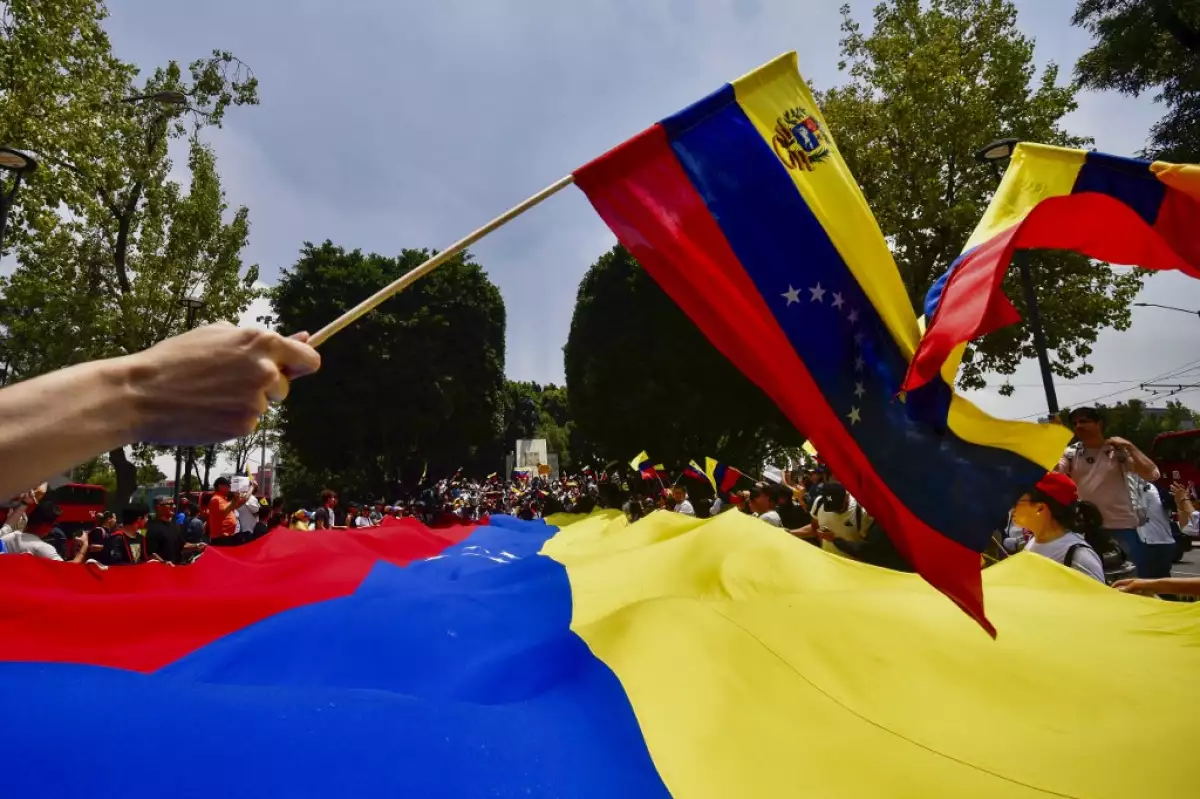 MEXICO-VENEZUELA-ELECTION-OPPOSITION-PROTEST
