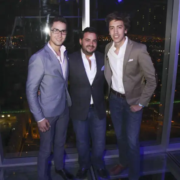 Juan Carlos Díaz,Diego Bouquet y Juan Carlos Aldana