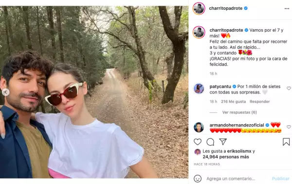 Paty Cantú reveló su romance con el actor Christian Vázquez