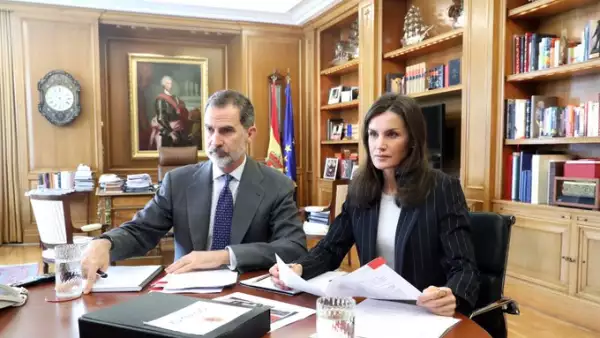 Rey Felipe VI y la reina Letizia de España