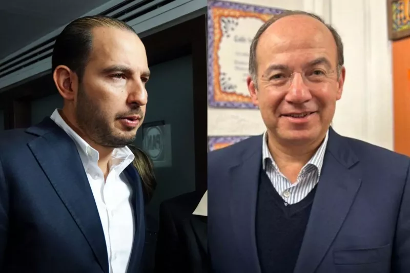 Marko Cortés y Felipe Calderón se acusan ante la crisis en el PAN