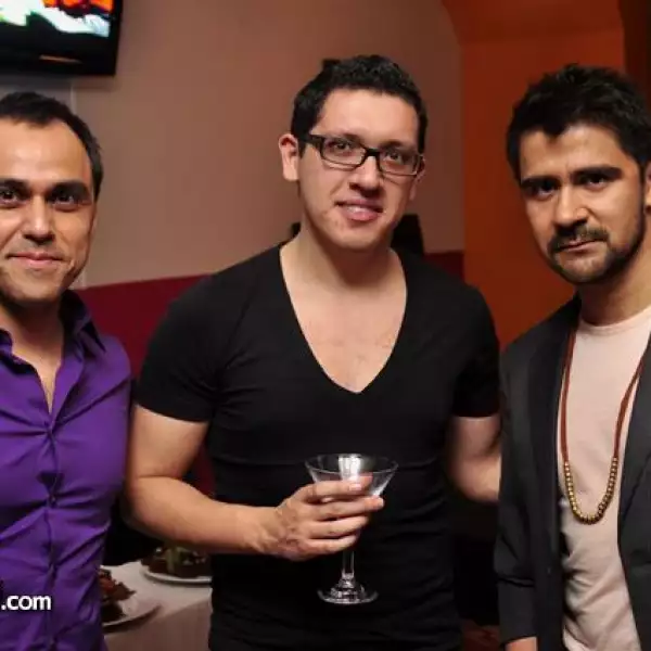 Arturo Flores,Víctor Bencomo y Jorge Girón