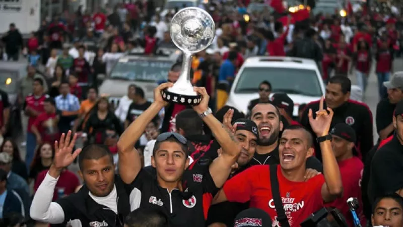 xolos celebran su ascenso a la primera division en tijuana