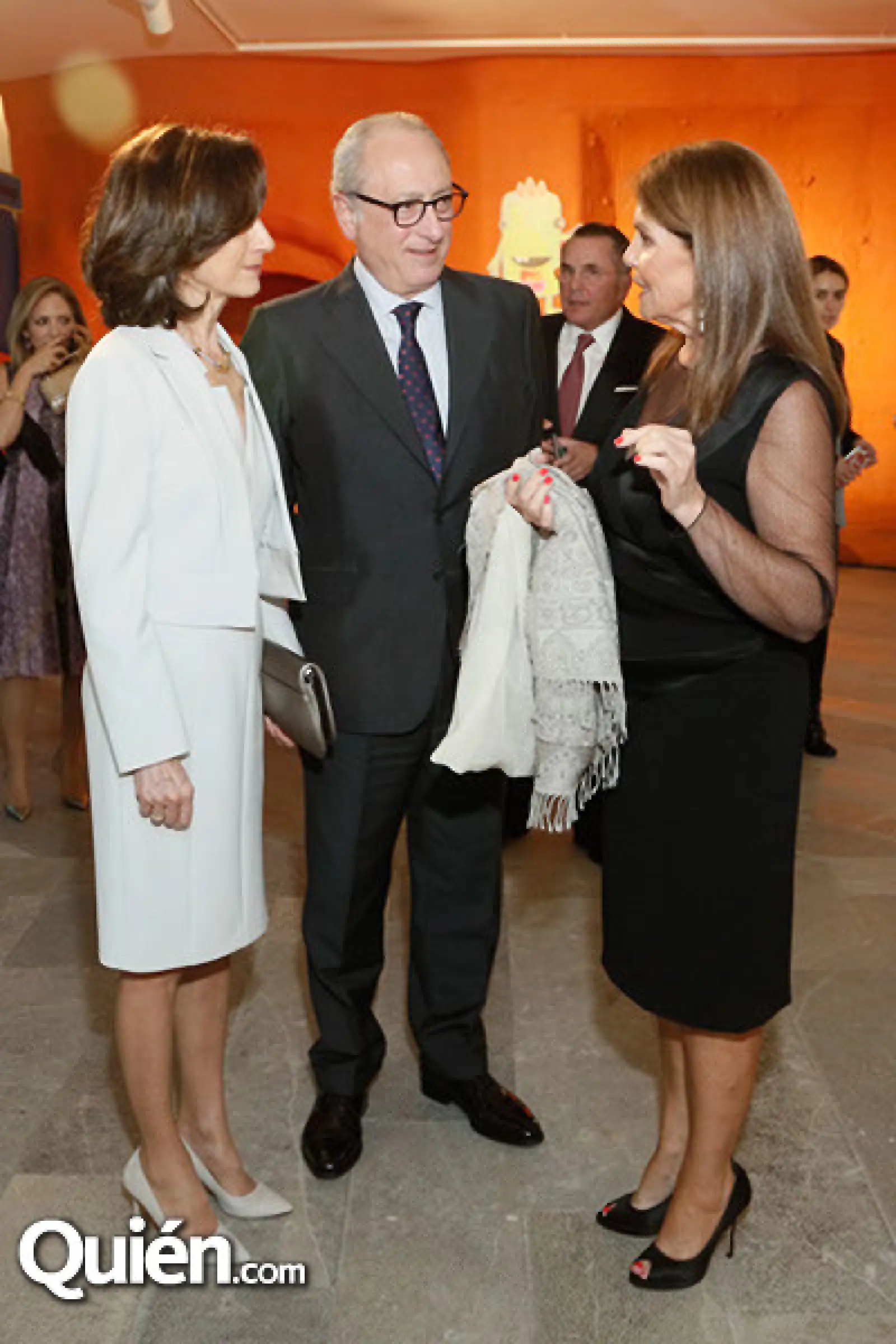 María José Fernández, Paulino Rodríguez y Marinela Servitje